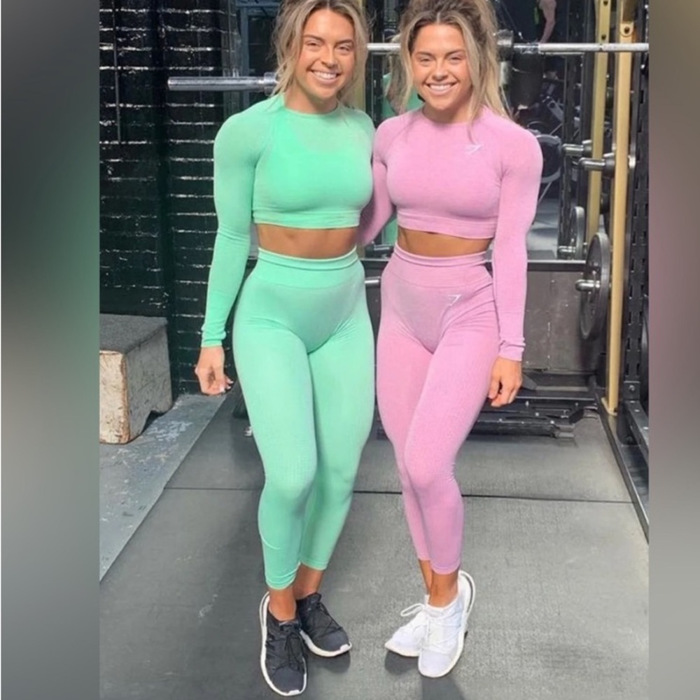 Gymshark Seamless Spearmint Green Leggings